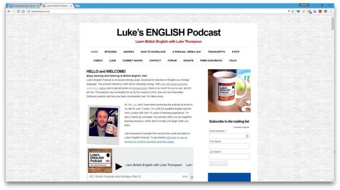 Podcasts at lære engelsk: Lukes engelsk Podcast
