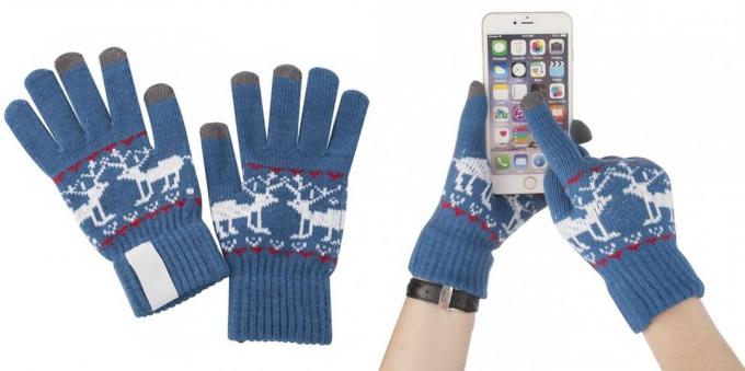 Gaver til nytår: varm touch-handsker