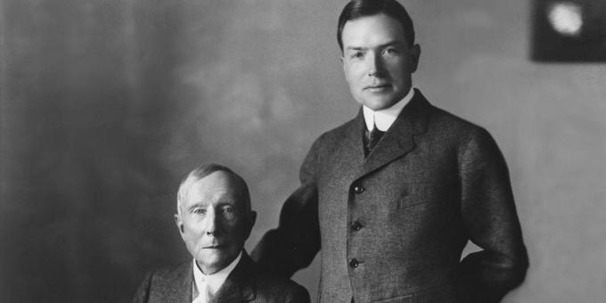 John D. Rockefeller og hans søn John
