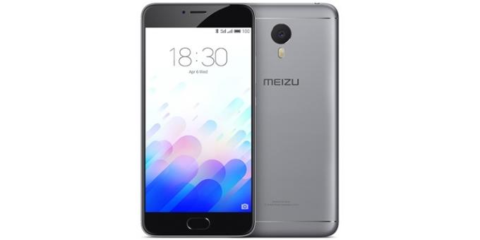 smartphones Meizu: Meizu M3 Bemærk
