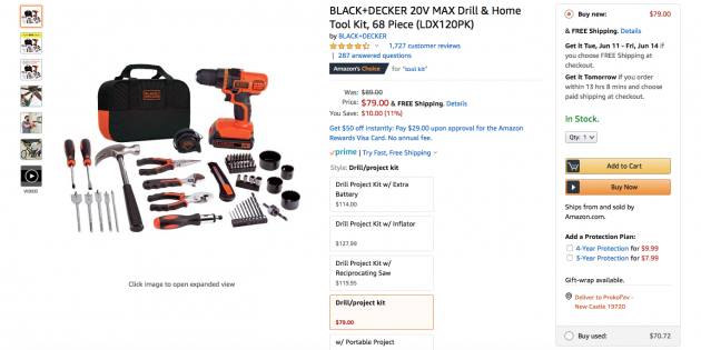 Black & Decker værktøjskasse