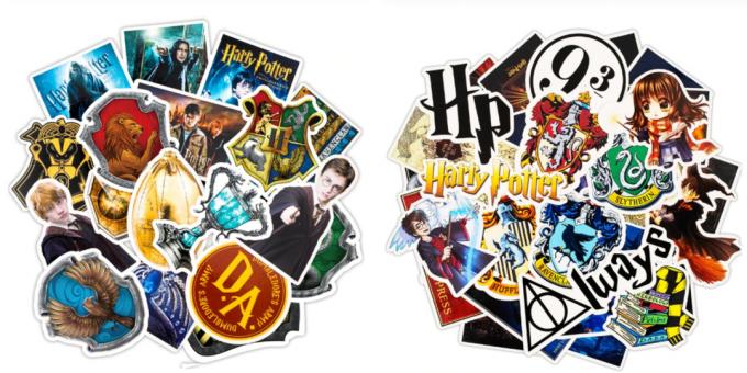 Klistermærker med Harry Potter