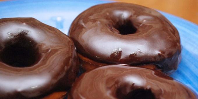 Donuts Opskrifter: Chokolade donuts