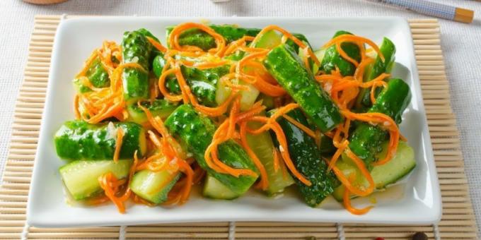 Top med ingefær opskrifter: Spicy salat med ingefær