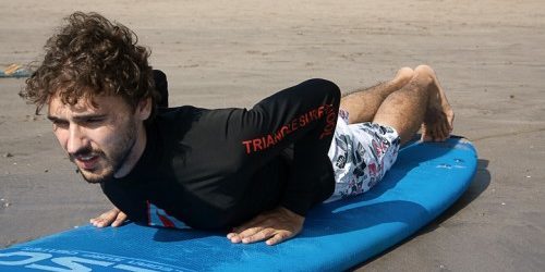 hvordan man lære at surfe: en korrekt position