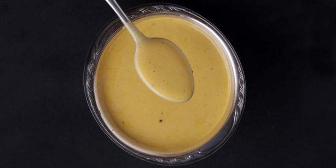Kost saucer: yoghurt dressing med sennep
