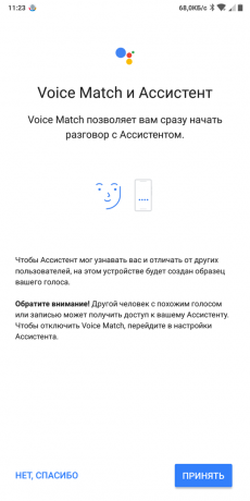 «Google Assistant" på russisk