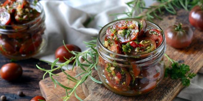 Saltede tomater på 40 minutter