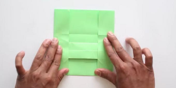 konvolut med hænderne uden lim: fold siderne