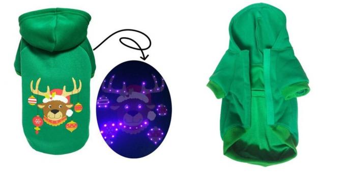 Jul kostumer til hunde og katte: LED-suit