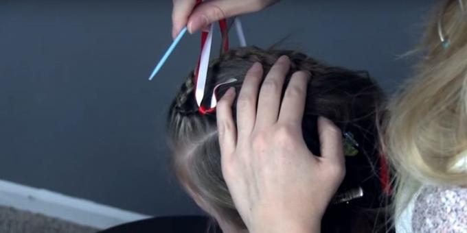Nye frisurer for piger: skru bånd