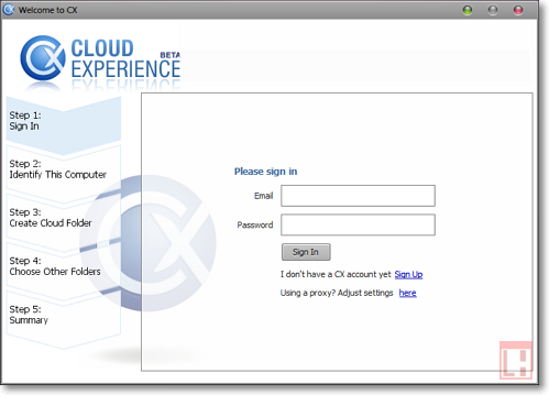CloudExperience - meget bekvemt cloud-tjeneste fil synkronisering
