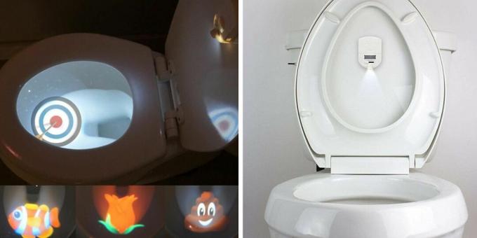 usædvanlige gadgets: toiletlamper