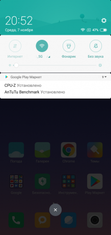 Oversigt Xiaomi redmi Note 6 Pro: Meddelelser