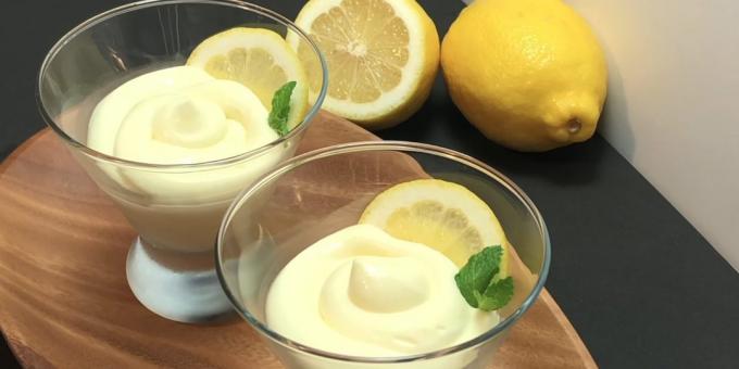 Hvad skal man lave mad med citron: Citron creme mousse