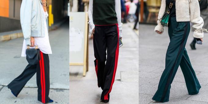 De mest fashionable kvinders bukser: Bukser med striber