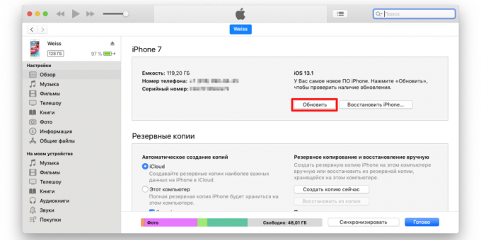 Faldt til 13,1 beta iOS til iOS stabil 13