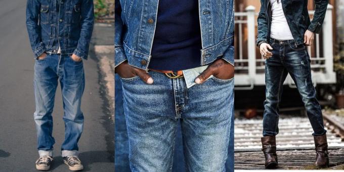 Vintage lurvede jeans til mænd - 2019