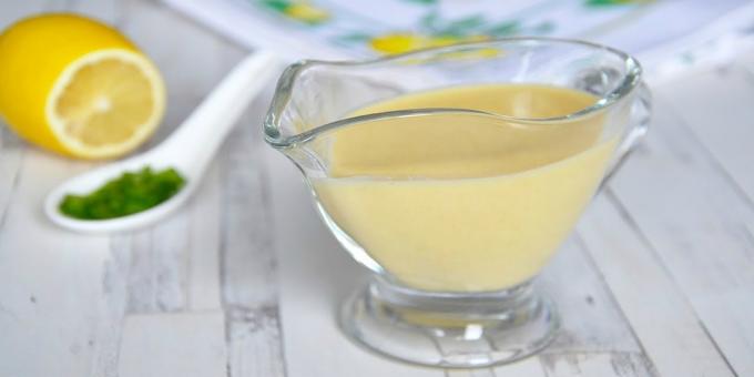 Hvad kan erstatte mayonnaise, hvis du er på en diæt: citron dressing