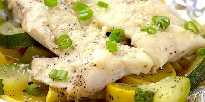 Opskrifter: Alaska Pollock i ovnen med zucchini