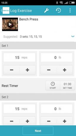 Exercise.com: Android-app