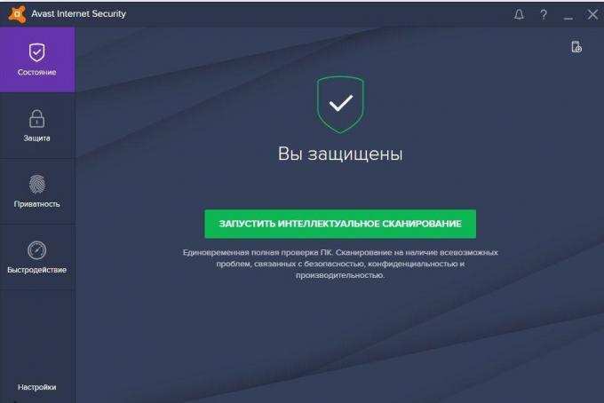 Anti-Virus til Windows 10: Avast Internet Security