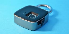 Oversigt over smarte hængelåse c Bluetooth og en fingeraftrykslæser