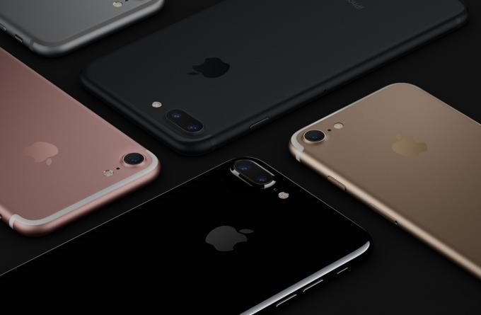 iPhone 7 nye farver