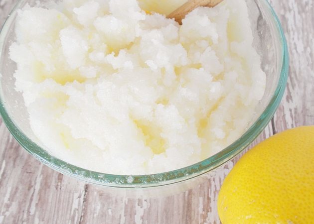 Sukker scrub med duft af citron