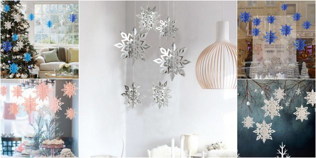 Julepynt med AliExpress: Snowflake lavet af pap