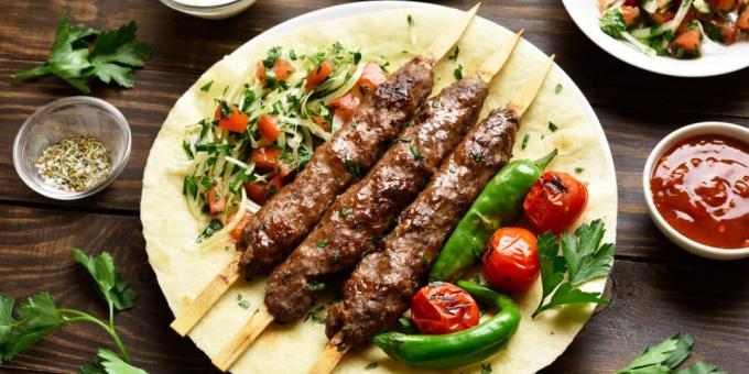 Pakistansk oksekød kebab
