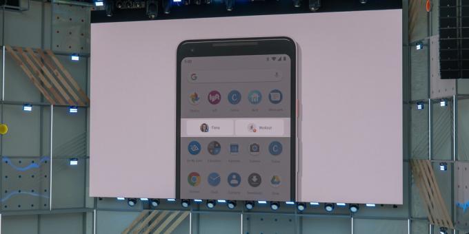 Android P. Actions programgenveje