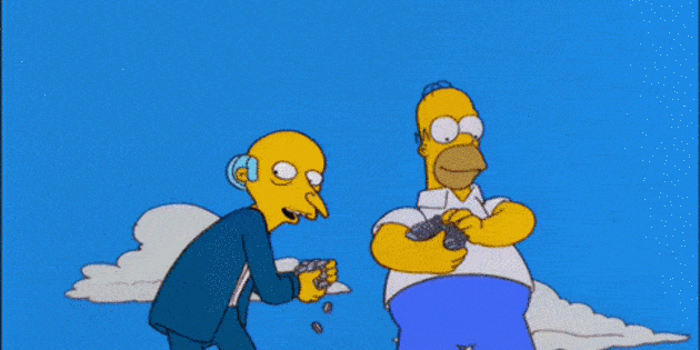 Homer Simpson for pengene
