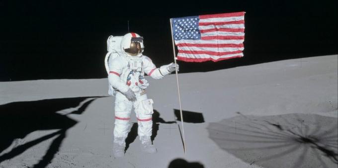 Mennesker, der har været i rummet: Alan Shepard på månen