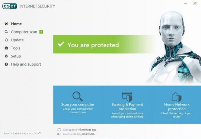 Anti-Virus til Windows 10: ESET Internet Security 10