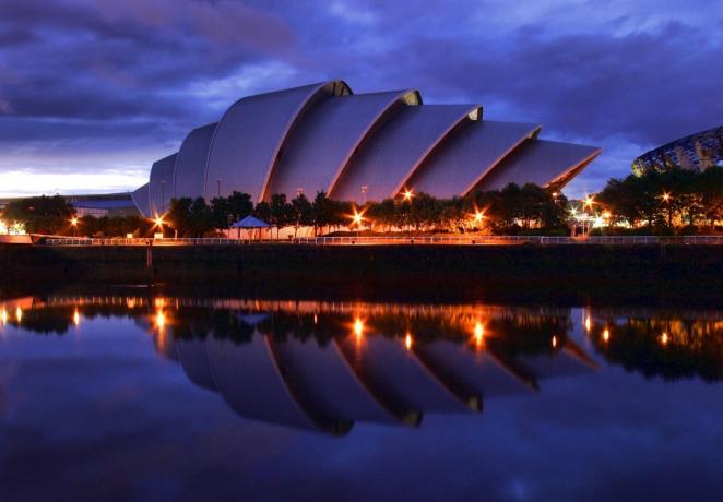 Europæisk arkitektur: The Armadillo i Glasgow