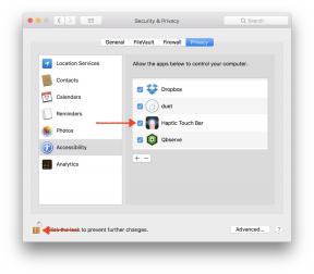 Haptisk Touch Bar - et hjælpeprogram, der tilføjer Vibrer tachbara til MacBook Pro