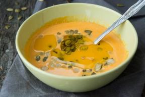 Spicy Pumpkin Cream Soup med ingefær