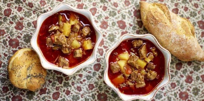 De bedste oksekød retter: Gullasch suppe fra Jamie Oliver