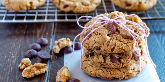 Top opskrifter: cookies med chokolade, kokos, nødder og ikke kun