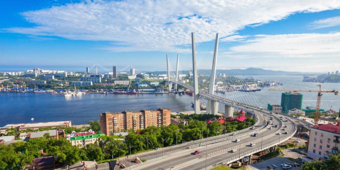 Seværdigheder i Vladivostok: Golden Horn Bay