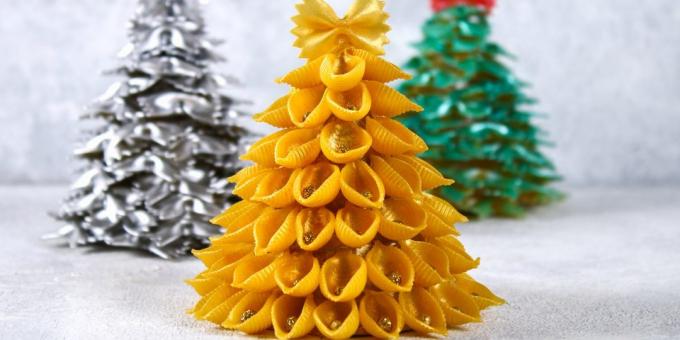 Juletræer pasta