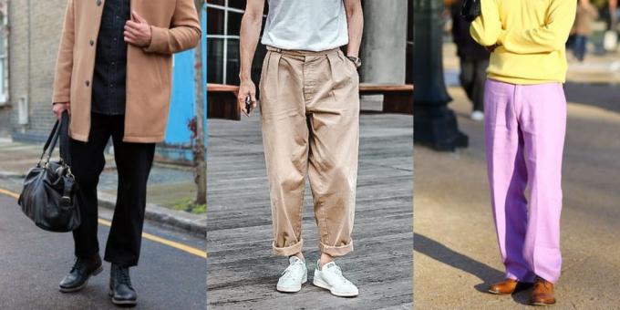 De mest fashionable mænds bukser: Slacks
