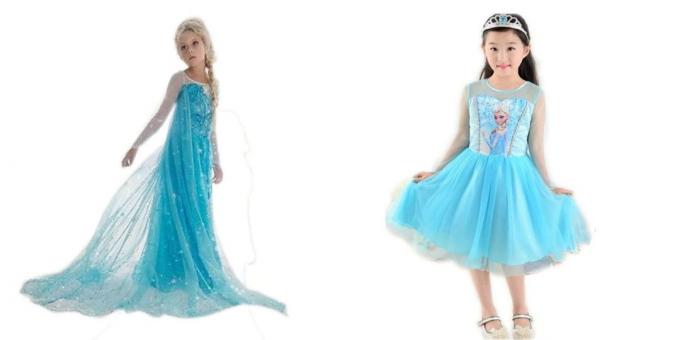 Nytår kostumer til børn: Prinsesse Elsa