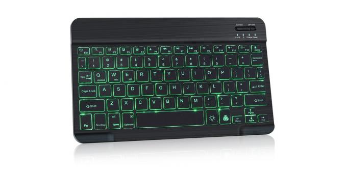 Trådløse tastaturer: RGB-baggrundsbelyst tastatur 