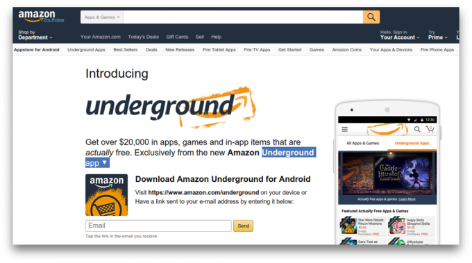 Amazon Underground app - apps til Android gratis