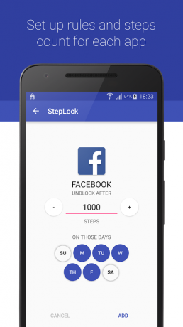 StepLock: norm trin for at låse Facebook