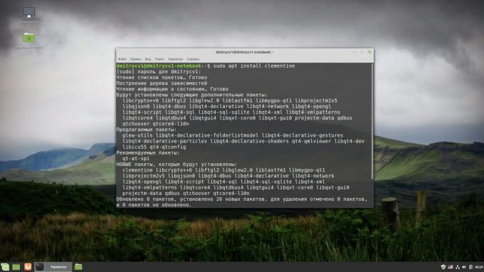 Sådan installere software i Linux: terminal