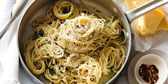 Retter med hvidløg: Spaghetti Aglio e Olio