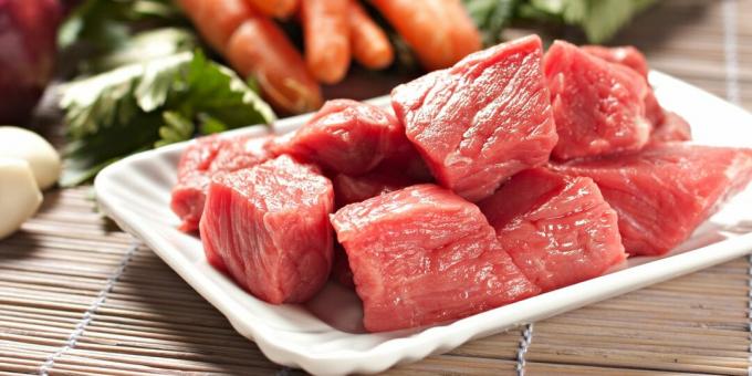 Hvor meget der skal tilberedes oksekød: frisk kød